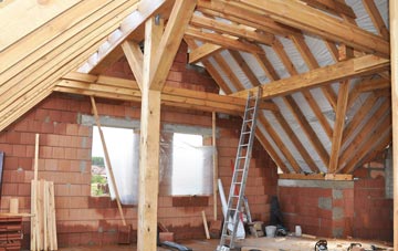 Over Norton attic trusses