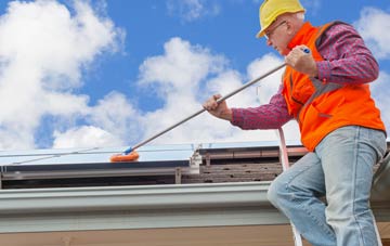 Over Norton soft wash roof cleaning